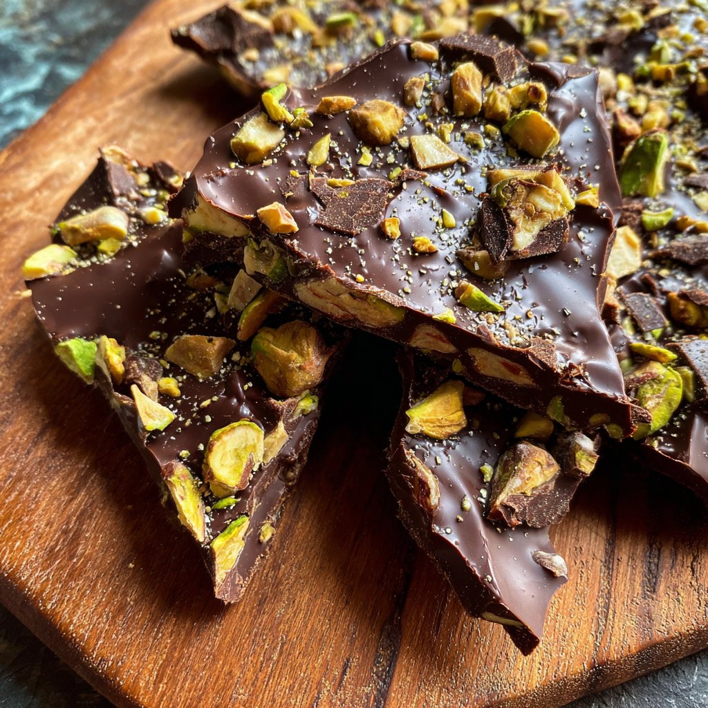 Chocolate Pistachio Bark