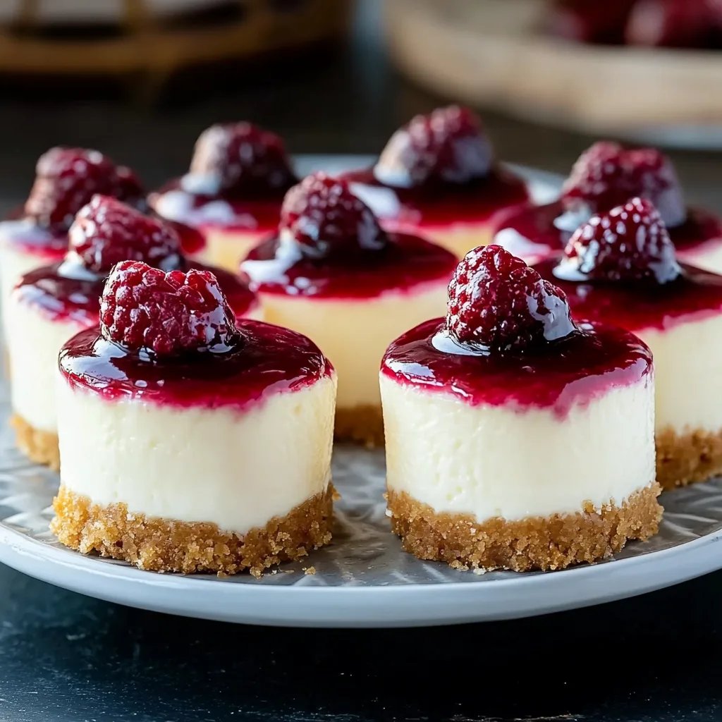 Classic Mini Cheesecakes New York Style