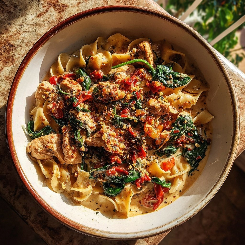 Creamy Tuscan Chicken Pasta