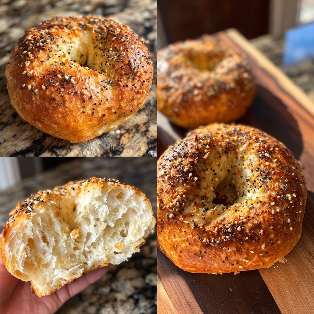 Crispy Air Fryer Yogurt Bagels