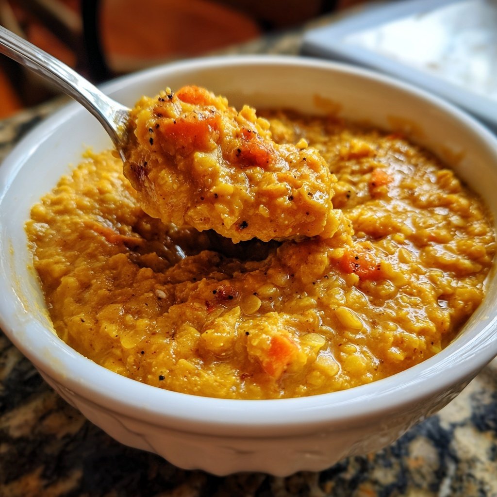 Jamaican Coconut Ginger Lentils