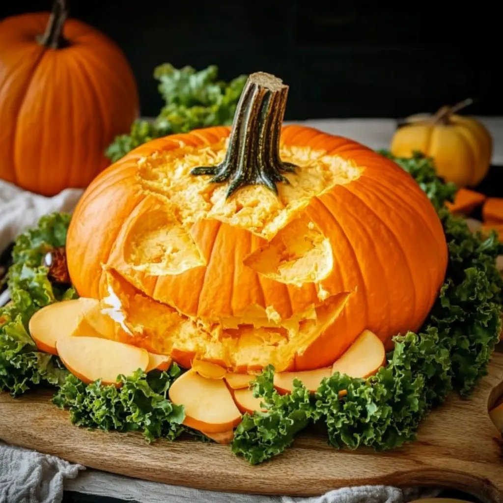 Pumpkin Shaped Cheese Ball