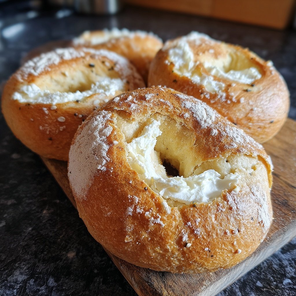 Protein Bagels With Greek Yogurt And Flour