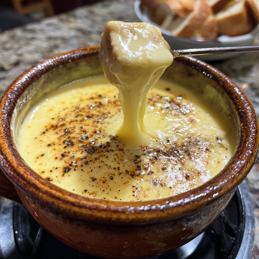 Fondue with Gruyere and Nutmeg