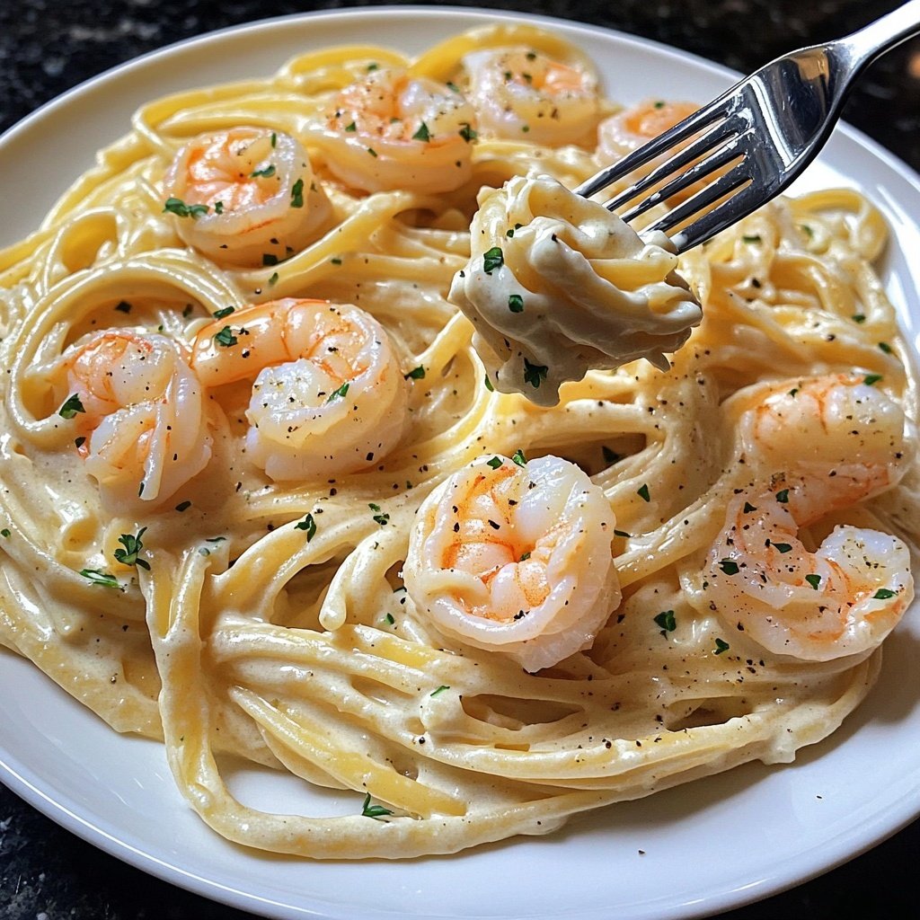 Shrimp Alfredo Pasta Recipe