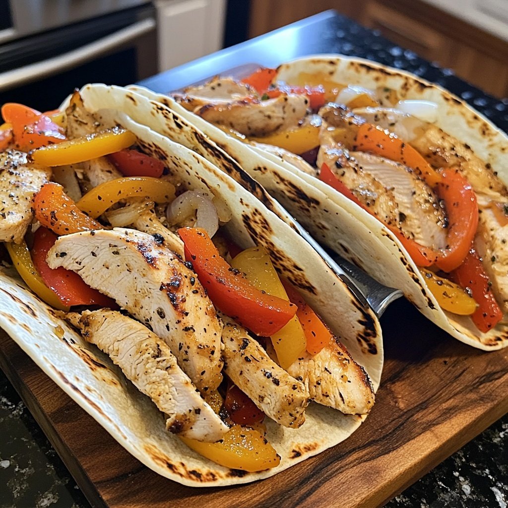 Chicken Breast Fajitas