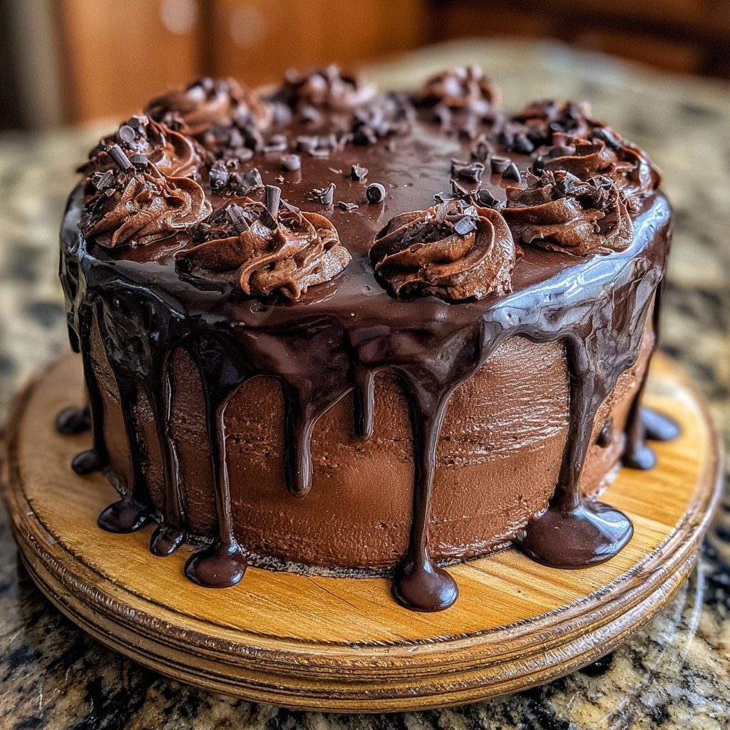 Chocolate Buttercream Celebration Cake
