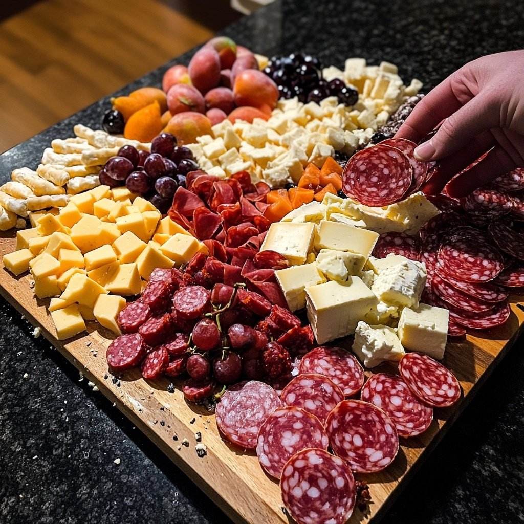 Super Bowl Charcuterie Board